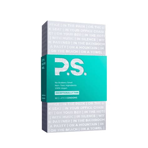 ps condom review|P.S. Exceptionally Thinner, No Smell, Vegan and Lubricated